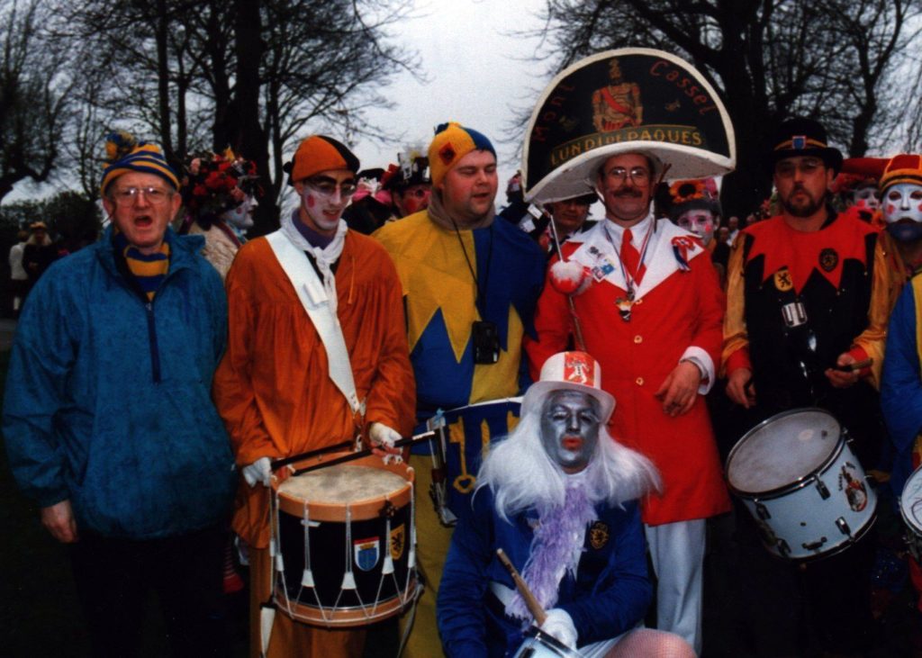 Pâques 1999 Roland Vanhove, Hubert Darqus, Eric Bouve, Bernard Minne, Michel Faillie, Mickaël Ryckebusch