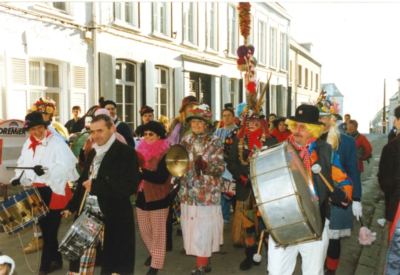 Carnaval d'hiver 1998 Marie-Lyne Verhille, Alain Dehondt, Anthony Deman, Marie-Pierre Bellynck, Nicolas Royer, Grégory Keneut, Bernard Carton