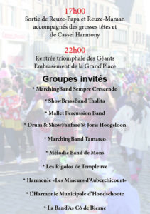 Programme Pâques 2019